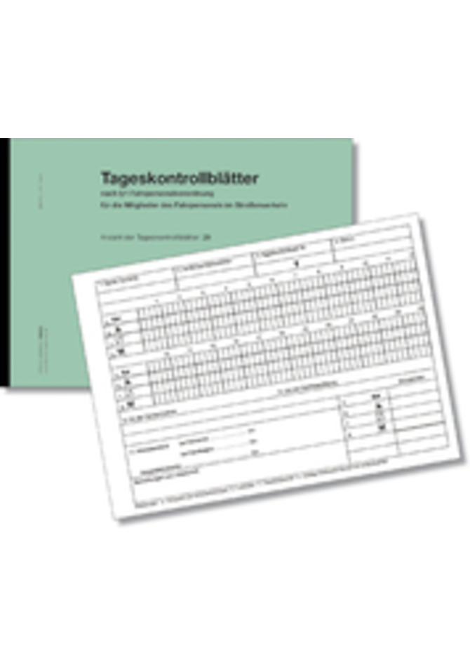Tageskontrollblätter