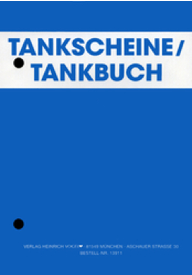 Tankschein - Block