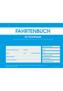 Fahrtenbuch für Omnibusse
