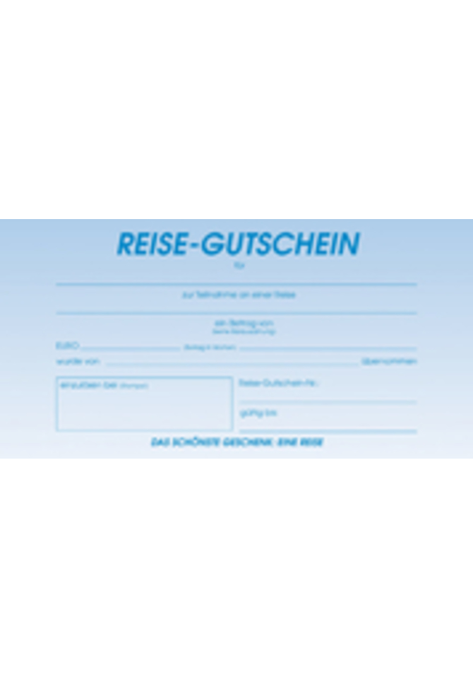 Reisegutschein-Set Insel
