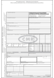CMR-Frachtbrief 4-fach  Satz NCR