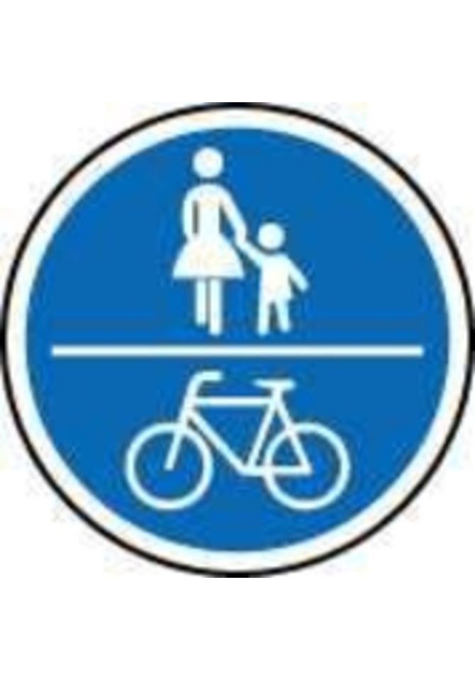 Verkehrszeichen (240) Gemeinsamer Fuß- und Radweg 