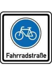 Verkehrszeichen  (244) Fahrradstraße 