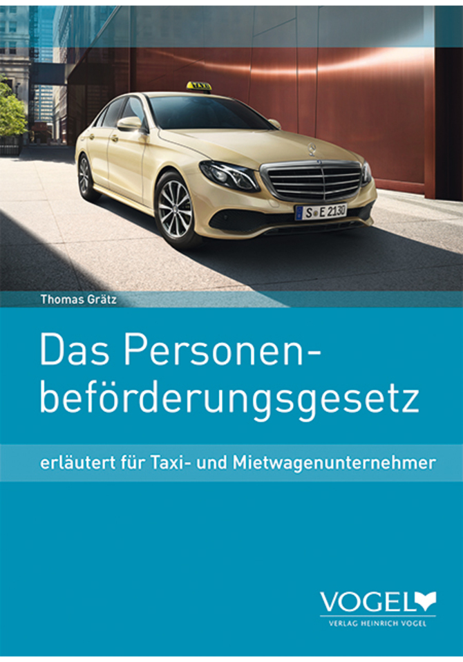 Das Personenbeförderungsgesetz (E-Book)