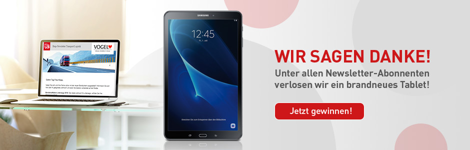 Wir sagen DANKE! - zur Seite Unter allen Newsletter-Abonnenten